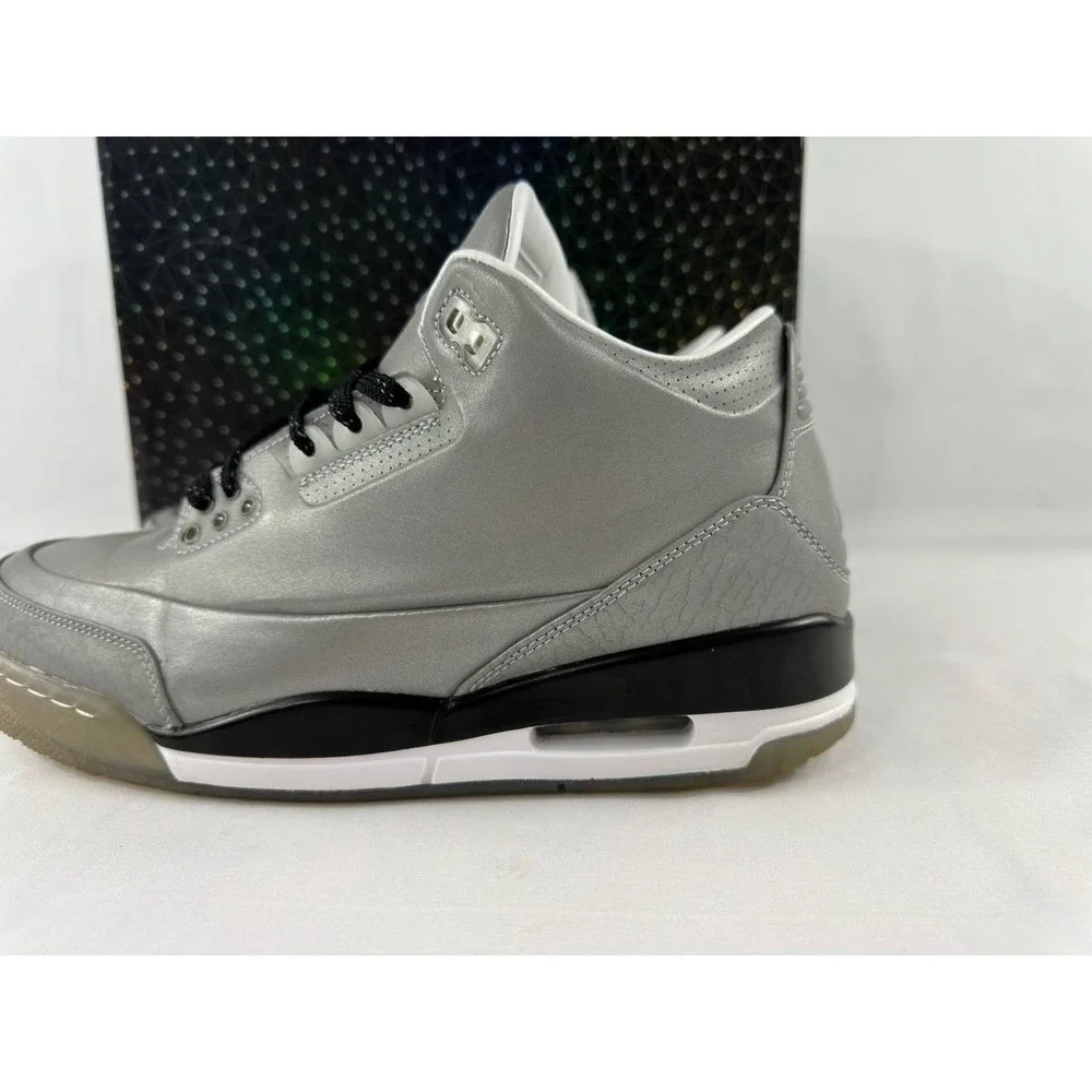 Nike Air Jordan 3 5Lab3 'Reflective Silver' 2014 631603-003 Men's Size 8.5
